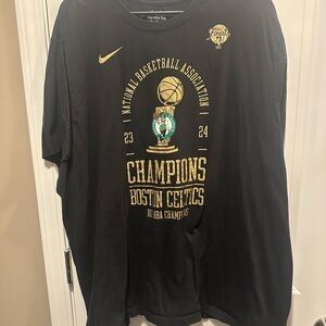 Boston Celtics 24 Finals Champion Locker room shirt